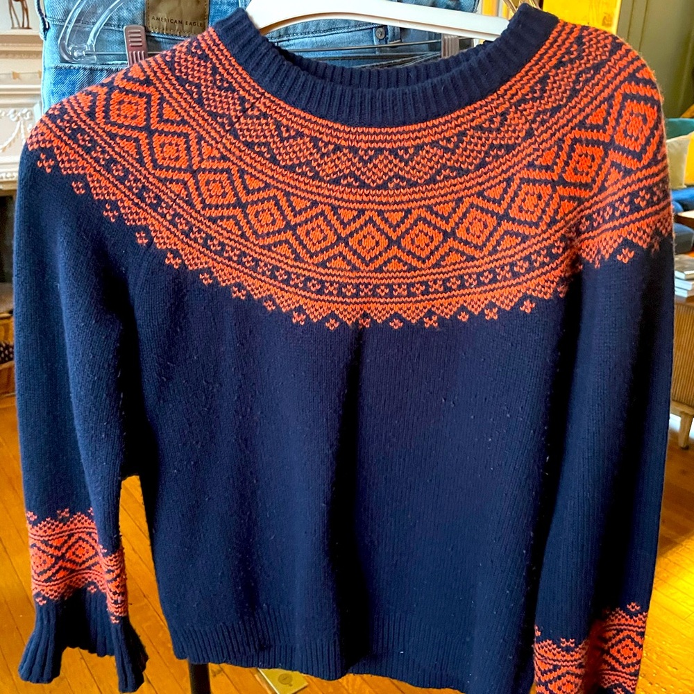J.Crew Fairisle Wool Sweater